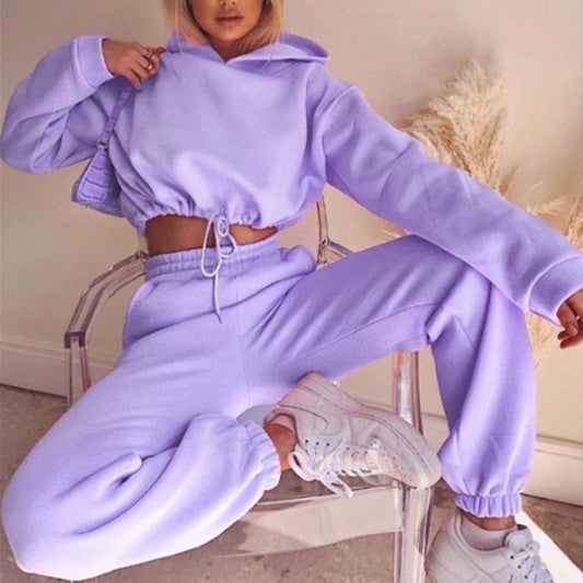 Ensemble Deux Pièces Jogging Femme – Confort & Style