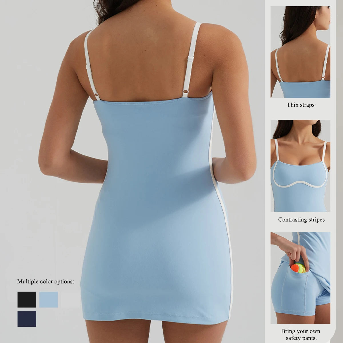 Naïa Dress – Robe-short sportive & élégante