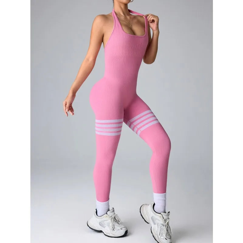 Athéna Jumpsuit – Combinaison Seamless Dos Nu Sculptante