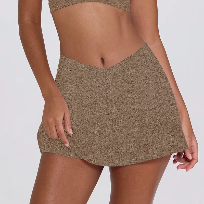 Héra Set – Brassière sculptante & Jupe de tennis intégrée