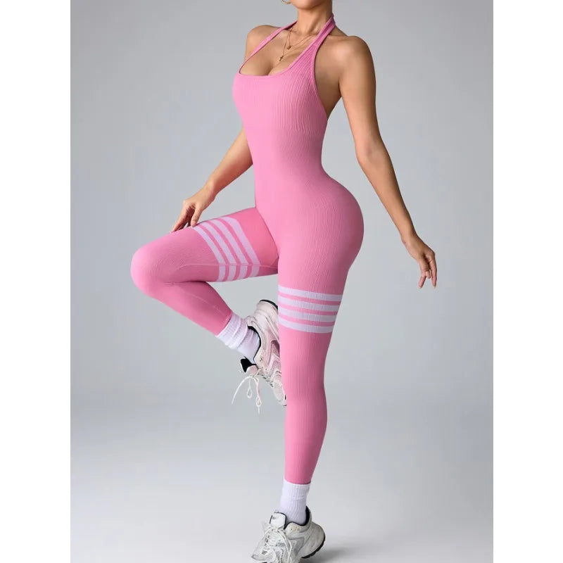 Athéna Jumpsuit – Combinaison Seamless Dos Nu Sculptante