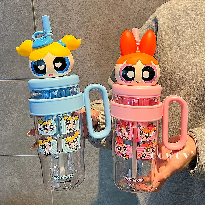 Super Nana Water Bottle (avec paille et compartiment)