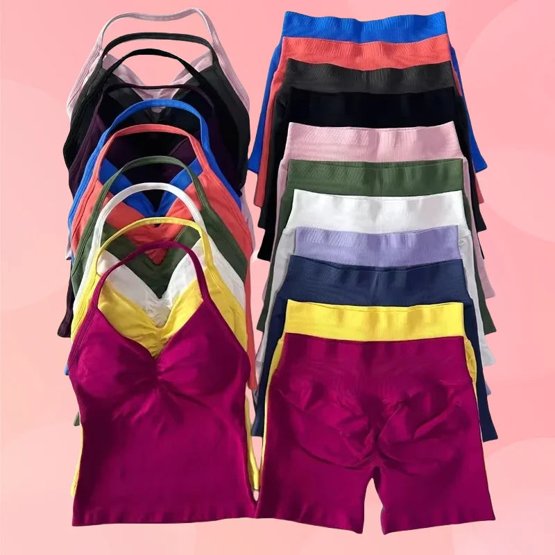 Iris set ( Top & Short scrunch)