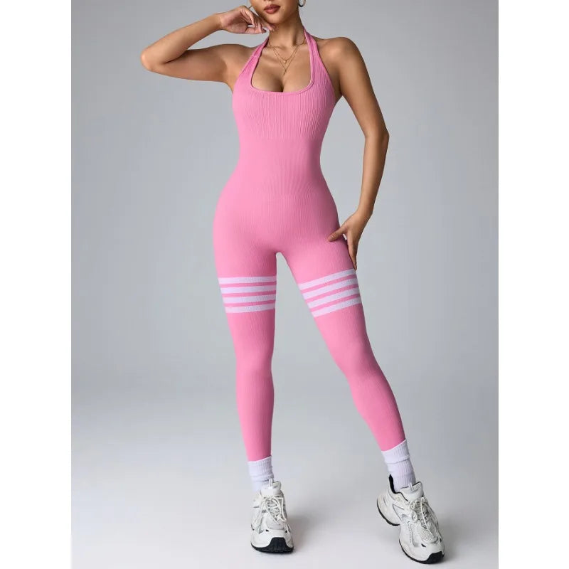 Athéna Jumpsuit – Combinaison Seamless Dos Nu Sculptante