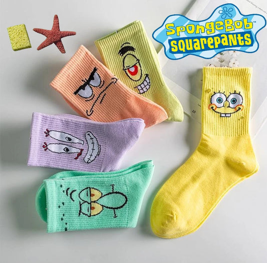 Chaussettes bob l’éponge (taille unique)