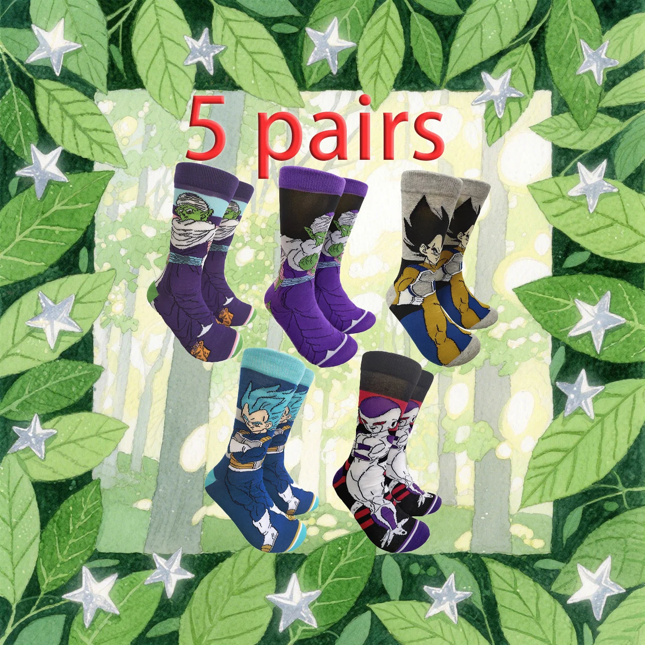 Chaussettes Dragon Ball Z(5 paires)